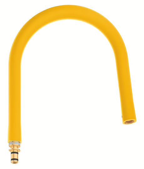 Rumena fleksibilna higienska silikonska cev pro kuhinjske armature Grohe Essence.