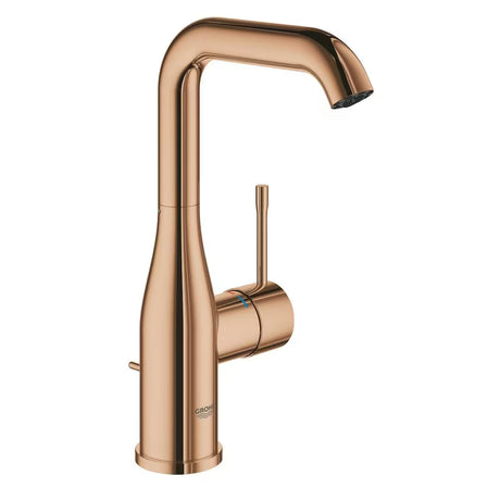Visoka enoročna armatura za umivalnik Grohe Essence New v barvi warm sunset z vrtljivim izlivom