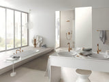 Visoka enoročna armatura za umivalnik Grohe Essence New v barvi warm sunset z vrtljivim izlivom