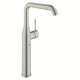 Grohe Essence New visoka armatura za umivalnik v izvedbi supersteel z vrtljivo izlivno cevjo