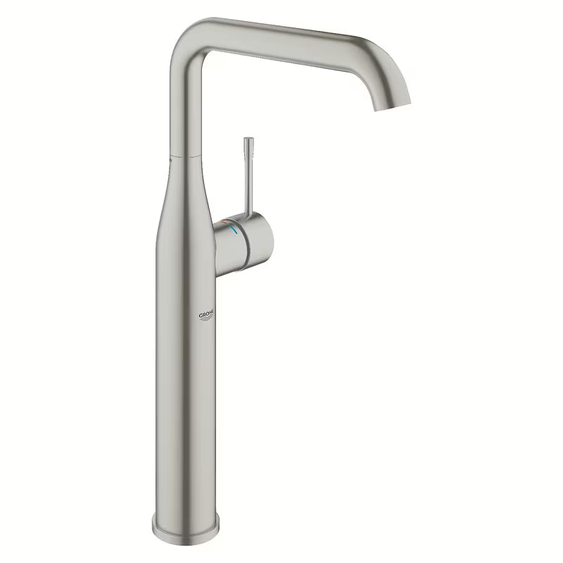 Grohe Essence New visoka armatura za umivalnik v izvedbi supersteel z vrtljivo izlivno cevjo