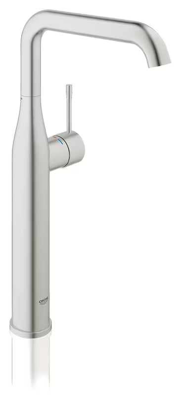 Grohe Essence New visoka armatura za umivalnik v izvedbi supersteel z vrtljivo izlivno cevjo