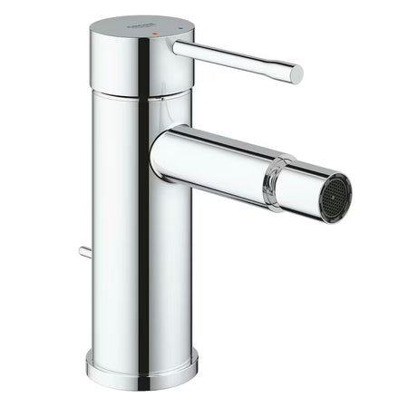Kromirana enoročna armatura za bide Grohe Essence New z odtokom in zglobnim perlatorjem