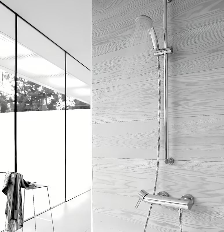 Stenska enoročna armatura za tuš Grohe Essence New v krom izvedbi