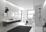 Stenska enoročna armatura za tuš Grohe Essence New v izvedbi brushed hard graphite.