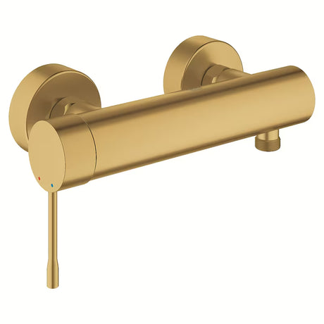 Stenska enoročna armatura za tuš Grohe Essence New v izvedbi brushed cool sunrise