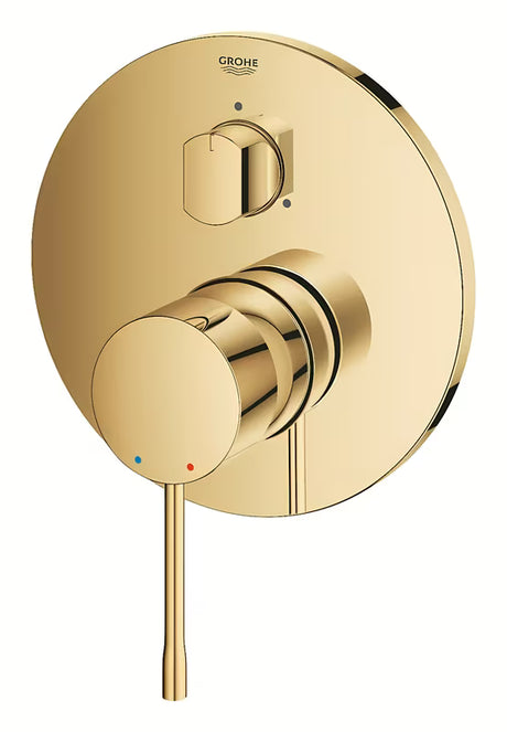 Podometna armatura za tuš Grohe Essence New u izvedbi Cool Sunrise s ručicom i 3-smjernim preusmjerivačem