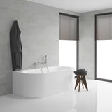 Kromirana stenska armatura za kad Grohe Essence New s tuš setom