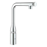 Grohe Essence smartcontrol armatura za pomivalno korito v kromu z visokim vrtljivim izlivom in izvlečno prho