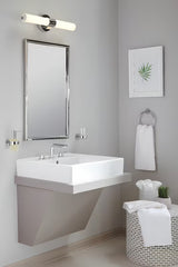 Kromiran obroč za brisačo Grohe Essentials s skritim pritrjevanjem in površino Grohe StarLight