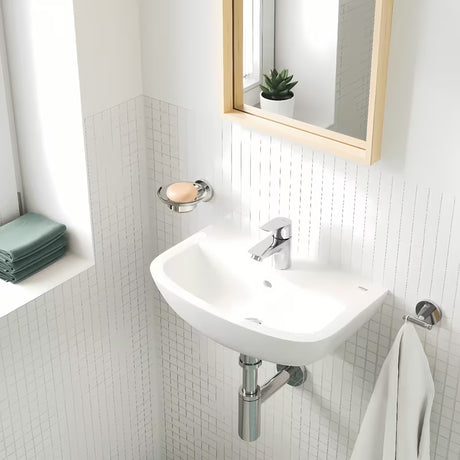 Prozorna steklena posoda za milo Grohe Essentials brez držala za kopalnico