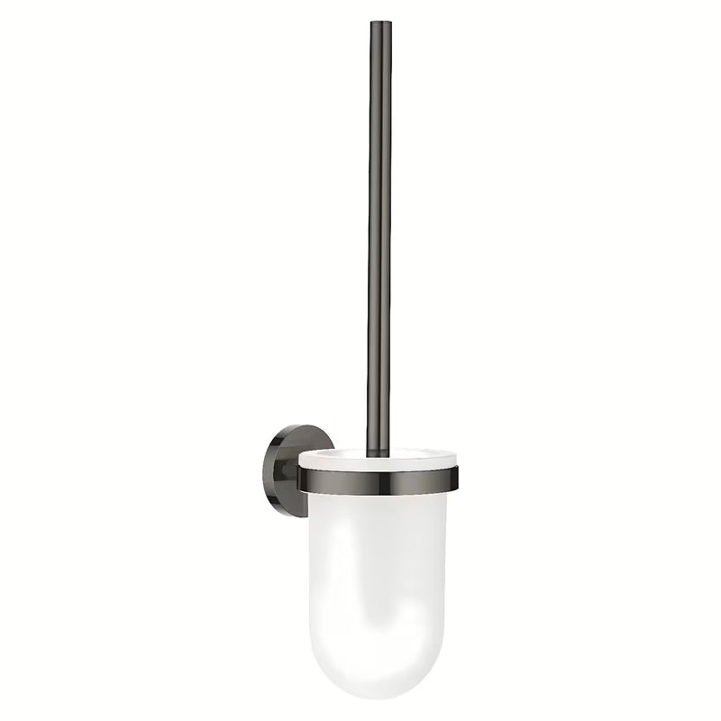 Komplet WC ščetke Grohe Essentials v izvedbi hard graphite s skritim stenskim pritrjevanjem.