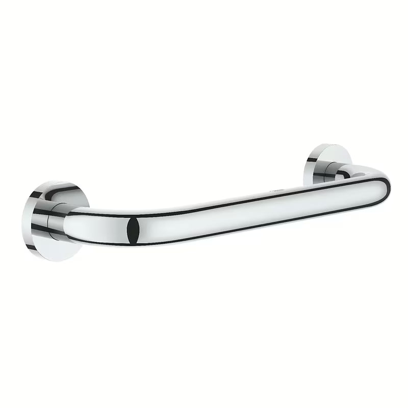 Kromiran kopalniški ročaj Grohe Essentials s površino Grohe StarLight in skritim pritrjevanjem