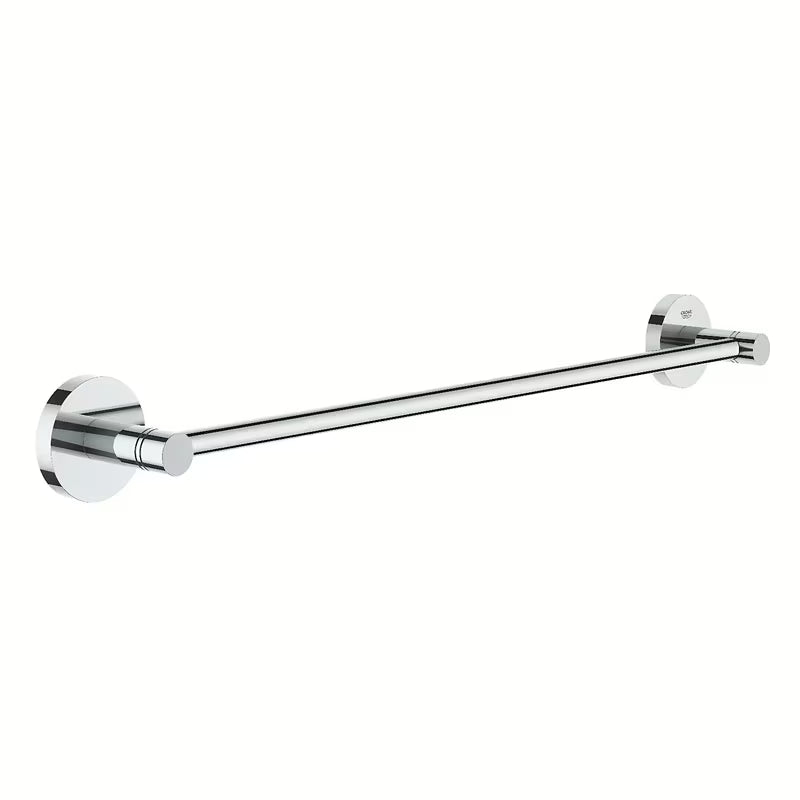 Kromiran držalo za brisače Grohe Essentials z držalom in skritim stenskim pritrjevanjem