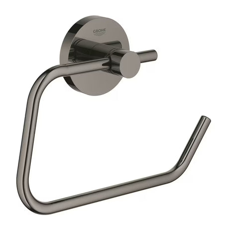 Držalo za toaletni Papir Grohe Essentials brez pokrova v izvedbi hard graphite s skritim pritrjevanjem