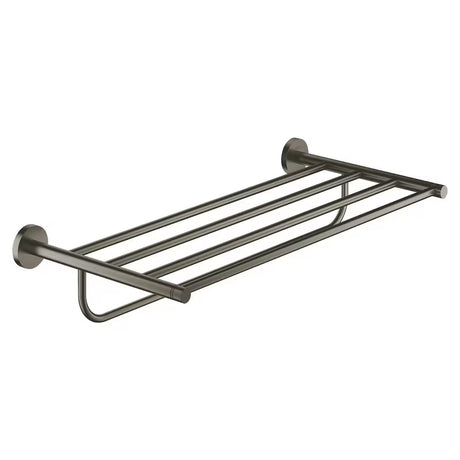 Držalo za več brisač Grohe Essentials v izvedbi Brushed Hard Graphite s skritim pritrjevanjem