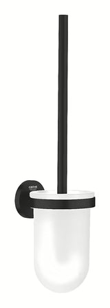 Stenska WC ščetka Grohe Essentials u mat crnoj izvedbi sa skrivenim pričvršćenjem
