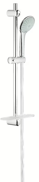 Tuš set Grohe Euphoria 110 Duo v kromu z ročno prho, pršno letvijo, cevjo in poličko EasyReach.