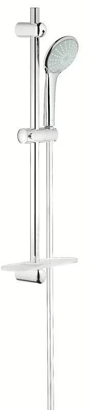 Tuš set Grohe Euphoria 110 Duo v kromu z ročno prho, pršno letvijo, cevjo in poličko EasyReach.