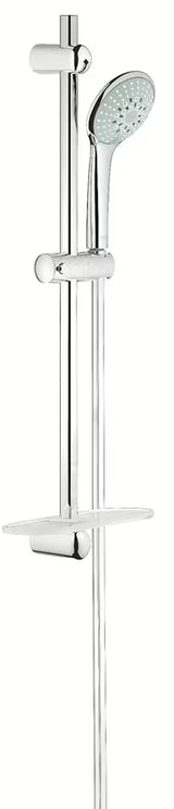 Tuš set Grohe Euphoria 110 Champagne v kromu z ročno prho, letvijo in poličko EasyReach