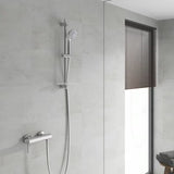 Tuš set Grohe Euphoria 110 Champagne v kromu z ročno prho, letvijo in poličko EasyReach