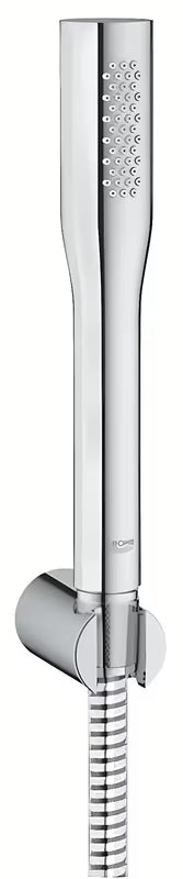 Komplet za Kad Grohe Euphoria Cosmopolitan Stick v krom izvedbi z ročno prho, držalom in cevjo Silverflex