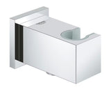 Krom priključek za tuš cev Grohe Euphoria Cube z držalom za prho v oglati izvedbi