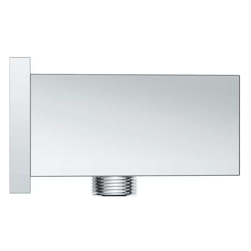 Krom priključek za tuš cev Grohe Euphoria Cube z držalom za prho v oglati izvedbi