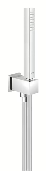 Kromiran tuš set Grohe Euphoria Cube z ročno prho, stenskim držalom in cevjo za prho