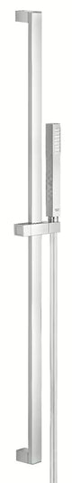 Tuš set Grohe Euphoria Cube v krom izvedbi z ročno prho, drsnikom in cevjo