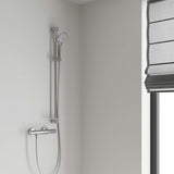 Kromirana tuš palica Grohe Euphoria Neutral 900 mm z drsnim elementom in vrtljivim držalom