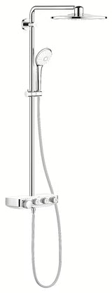Grohe Euphoria smartcontrol System tušni sistem s termostatsko armaturo v beli barvi