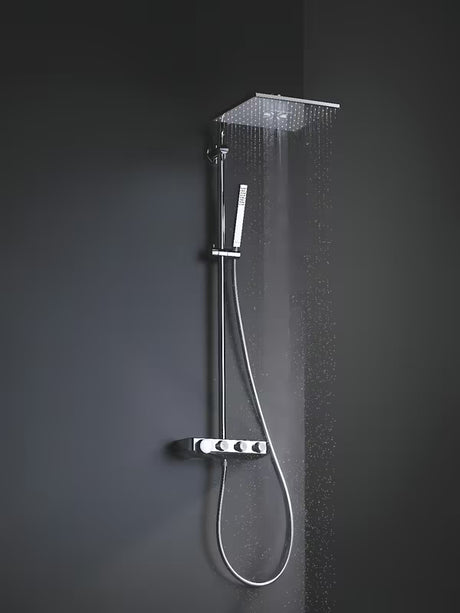 Kromiran tušni sistem Grohe Euphoria smartcontrol s termostatom, nadglavno prho 310 mm in ročno prho