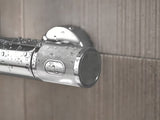 Krom tušni sistem Grohe Euphoria System s termostatsko armaturo z nadglavno in ročno prho