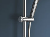 Krom tušni sistem Grohe Euphoria System s termostatsko armaturo z nadglavno in ročno prho