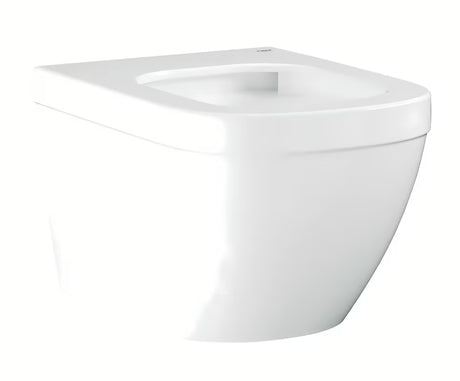 Kompaktni viseča WC školjka Grohe Euro Ceramic v beli barvi Alpine White z rimless zasnovo
