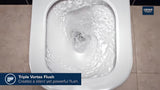 Kompaktni viseča WC školjka Grohe Euro Ceramic v beli barvi Alpine White z rimless zasnovo