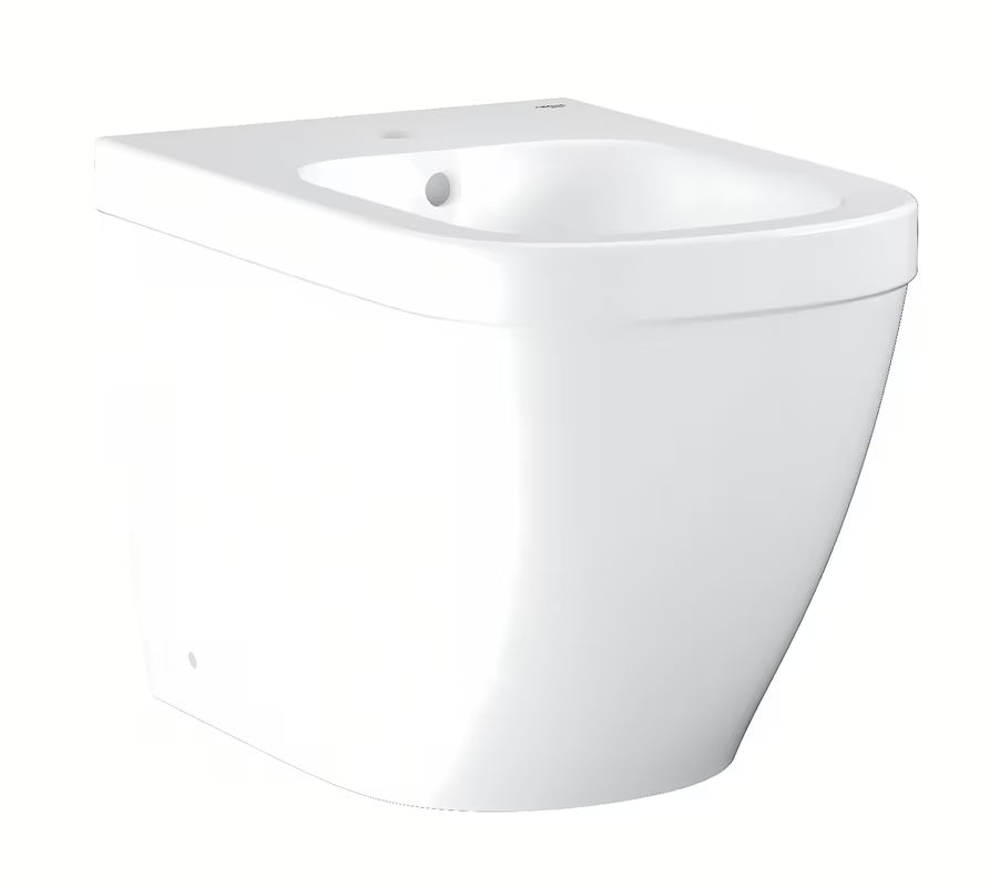 Stoječa bide Grohe Euro Ceramic v beli Alpine White s prelivom in odprtino pro armaturo