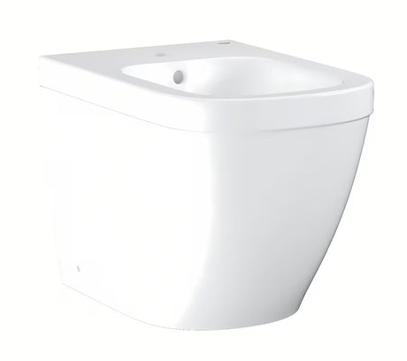 Stoječa bide Grohe Euro Ceramic v beli Alpine White s prelivom in odprtino pro armaturo
