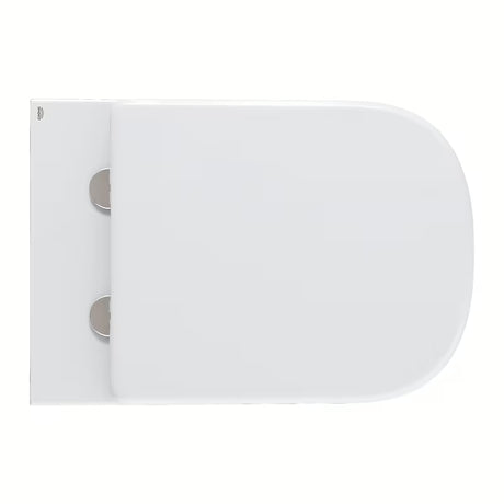 Beli viseča WC školjka Grohe Euro Ceramic Rimless z zadnjim odtokom in globokim izpiranjem