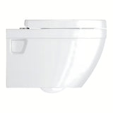 Beli viseča WC školjka Grohe Euro Ceramic Rimless z zadnjim odtokom in globokim izpiranjem