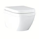 Viseči WC set Grohe Euro Ceramic v beli barvi z Rimless školjko in sedežem z mehko Zapiranje Soft Close