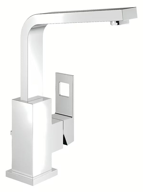 Grohe Eurocube visoka armatura za umivalnik v krom izvedbi z ročnim upravljanjem in vrtljivim izlivom
