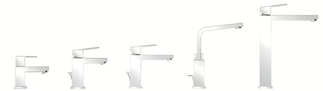 Grohe Eurocube visoka armatura za umivalnik v krom izvedbi z ročnim upravljanjem in vrtljivim izlivom