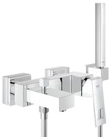 Grohe Eurocube armatura za kad v kromu s tuš setom in preklopnikom pro prho in polnjenje kadi