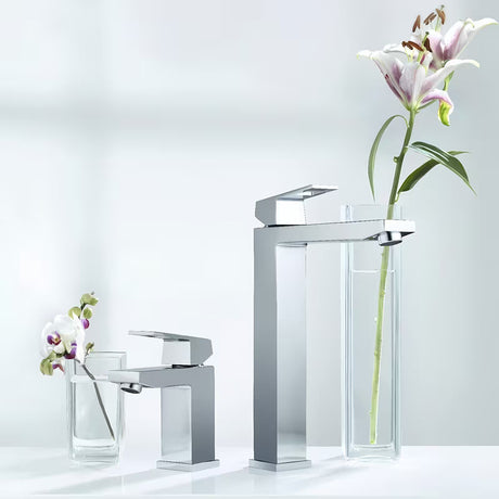 Grohe Eurocube visoka armatura za umivalnik v krom izvedbi pro umivalnik na ploščo