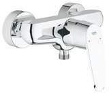 Kromirana enoročna stenska armatura za tuš Grohe Eurodisc Cosmopolitan s tehnologijo Grohe SilkMove
