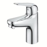 Kromirana enoročna armatura za umivalnik Grohe Euroeco z varčno tehnologijo Grohe Water Saving