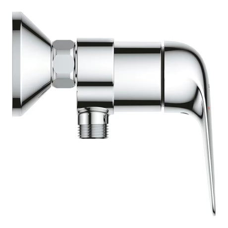 Stenska armatura za tuš Grohe Euroeco v sijajnem kromu