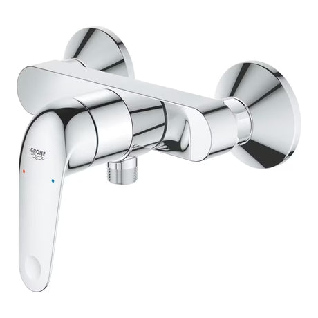 Stenska armatura za tuš Grohe Euroeco v sijajnem kromu